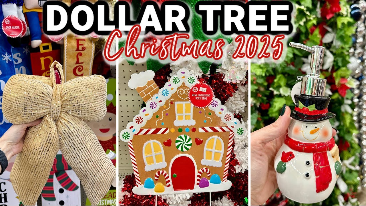 Рождественский декор Dollar Tree 2025 | Dollar Tree Shop with Me: Рождество 2025 | Рождество по б...