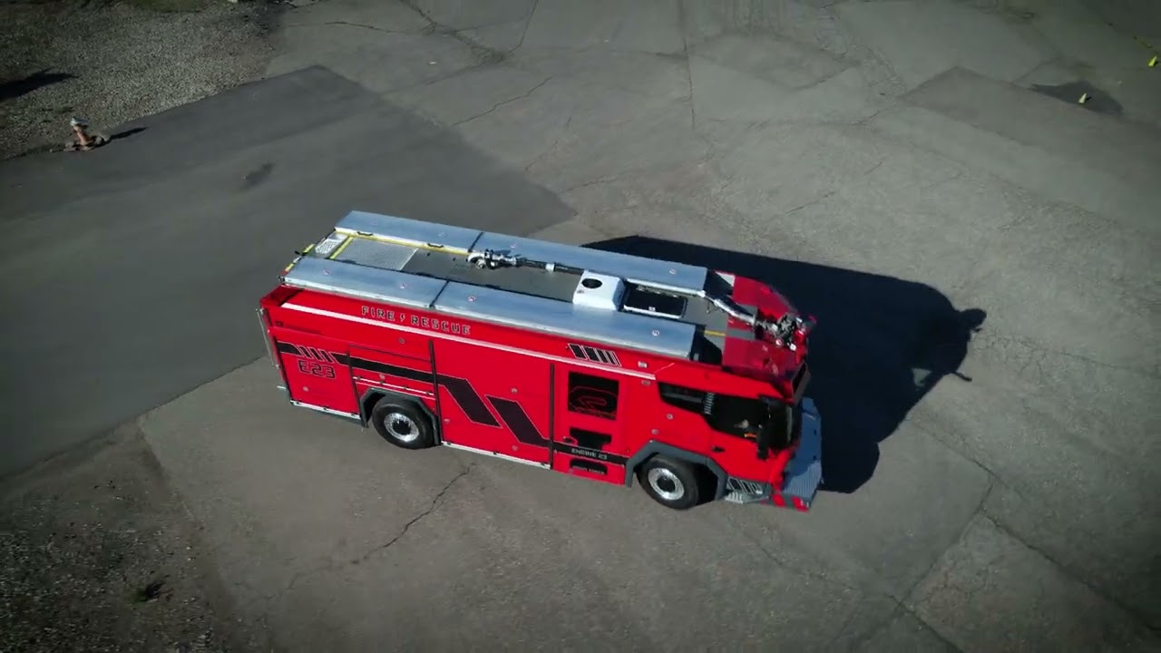 The Rosenbauer RTX Electric Fire Truck is Here in Colorado!!