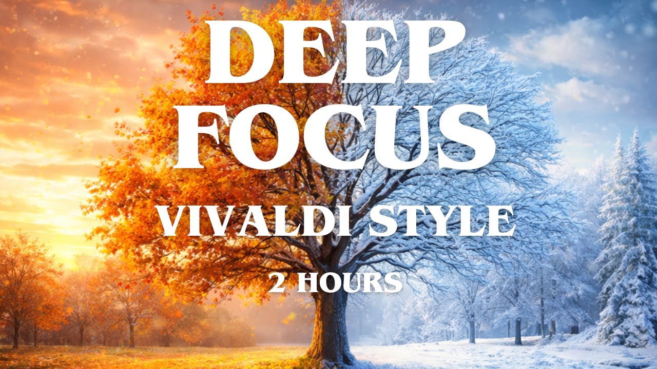 Vivaldi Music for DEEP FOCUS: Autumn and Winter | 2 Hours of Concentration and Relaxation