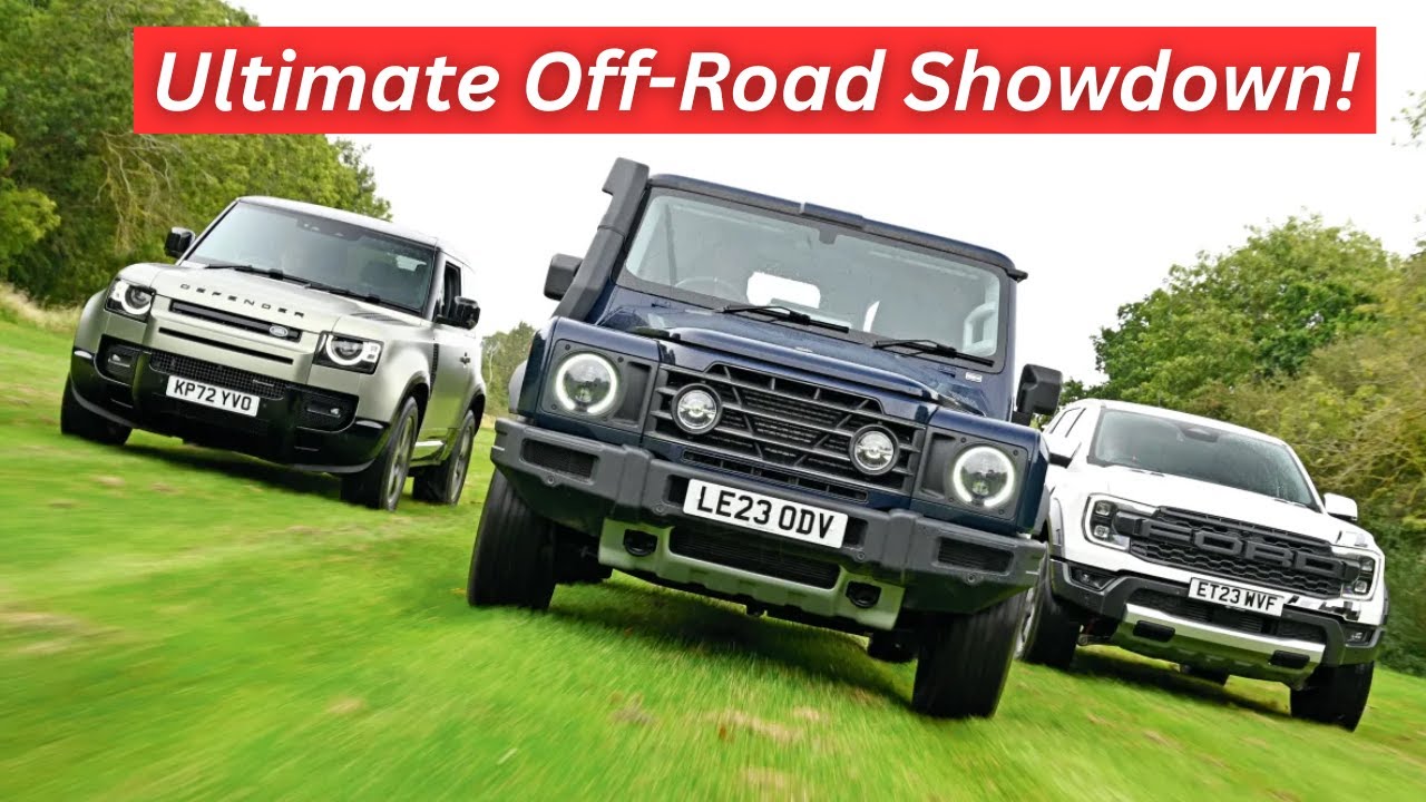 2025 Land Rover Defender vs Ineos Grenadier vs Ford Ranger Raptor | Ultimate Off-Road Showdown
