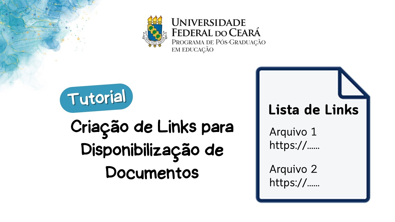 Tutorial - Lista de Links de Docs Disponibilizados