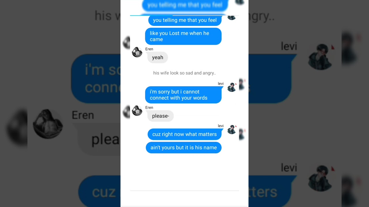 I will give you all my love[sad ereri story] #Ereri aot texts