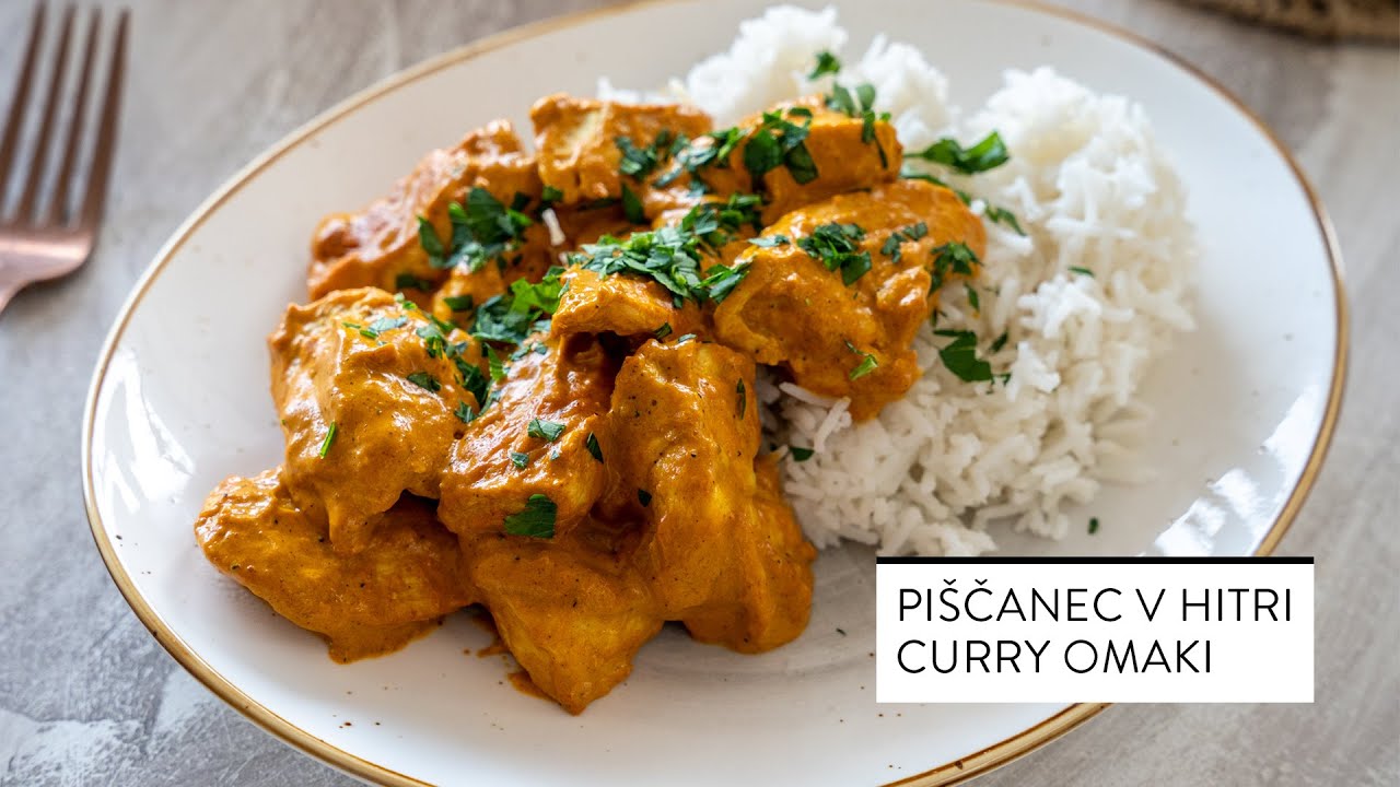Piščanec v hitri curry omaki [HITRO KOSILO]