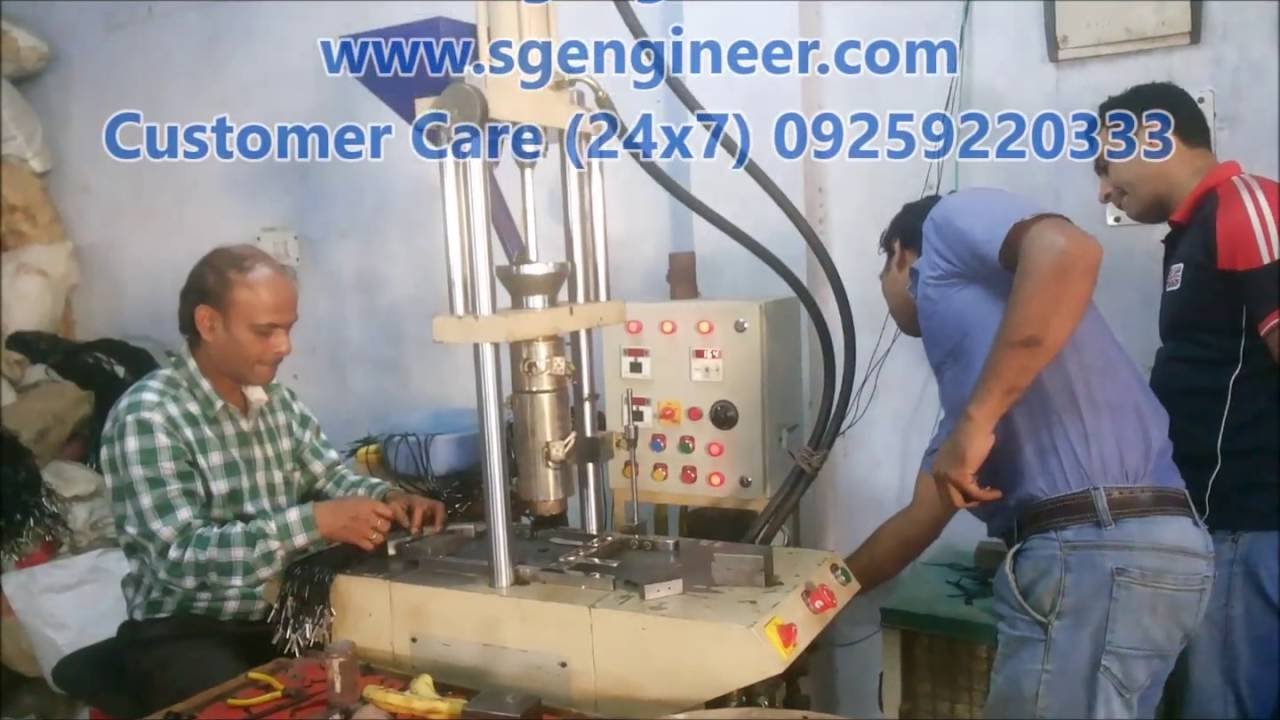 Hydraulic Moulding Wire Plug Making Machine 09219533381, 09760060367