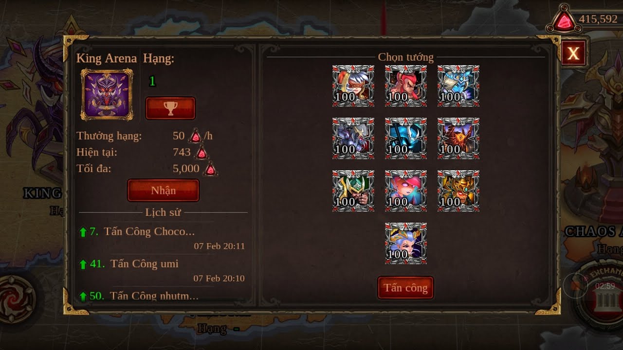 [Epic Heroes War] Leo top 1 King Arena account ___Faker___