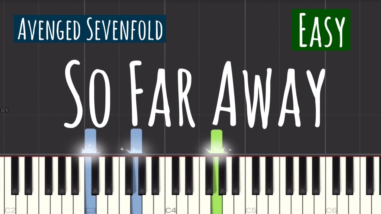 Avenged Sevenfold - So Far Away Piano Tutorial | Easy