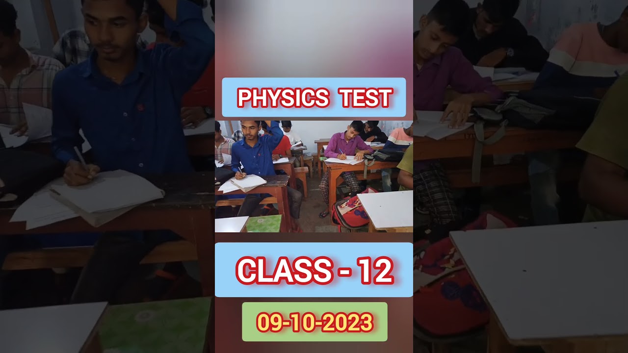 class 12 physics Revive   test at prabhat colony chas Bokaro #physics #experiment #physicsonline
