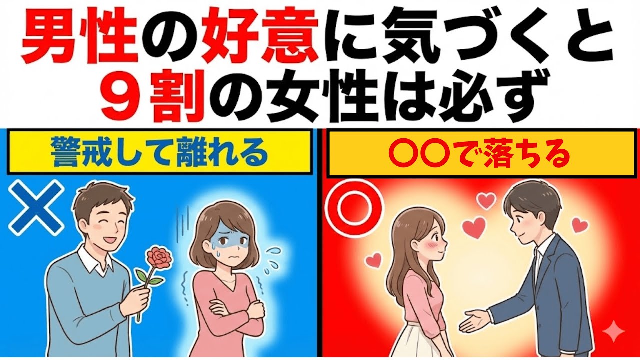 【有益】女にモテるおじさん【恋愛心理学/恋愛雑学】
