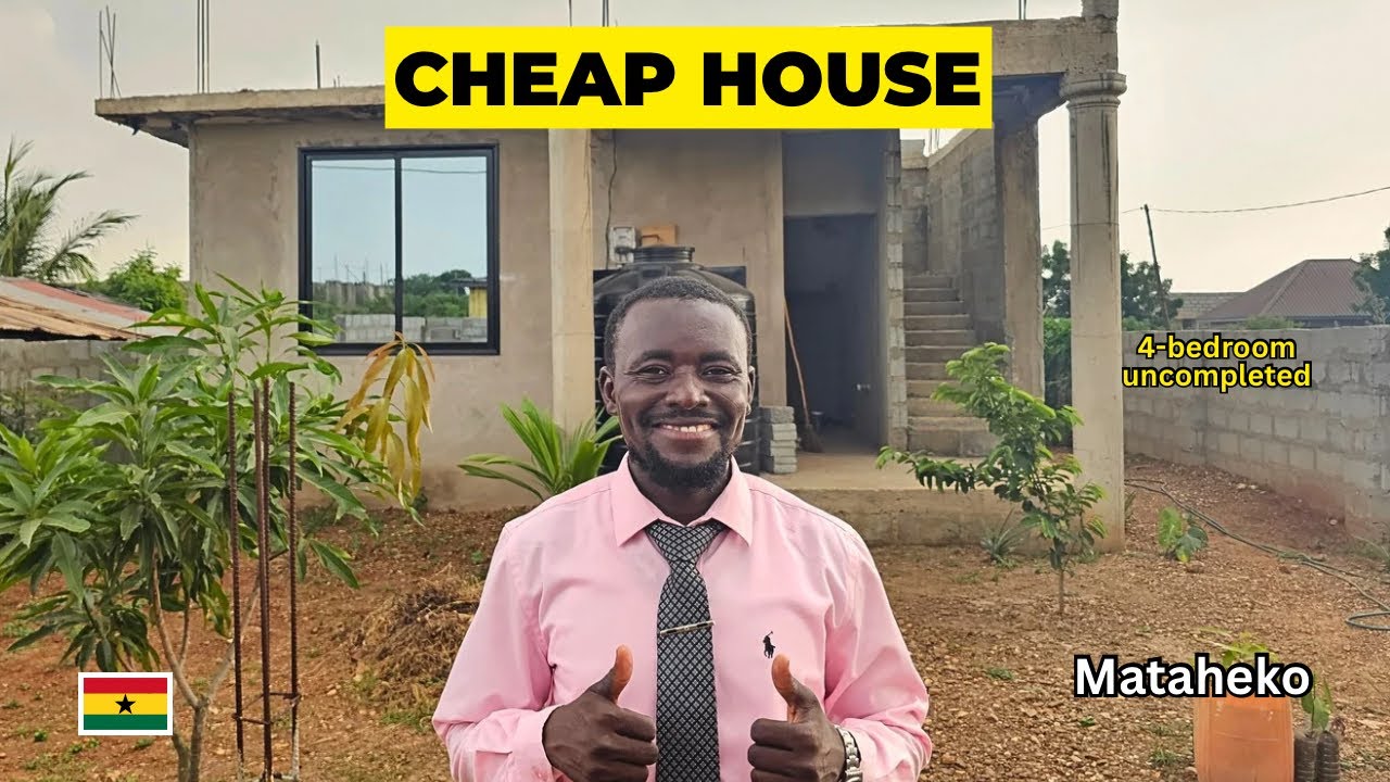 4-bedroom uncompleted house for sale at Mataheko || Ghc500,000