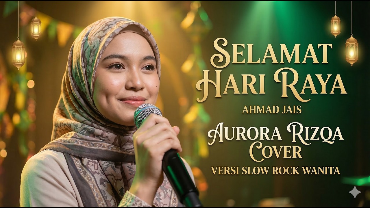 Selamat Hari Raya - Ahmad Jais  | Versi Slow Rock Wanita