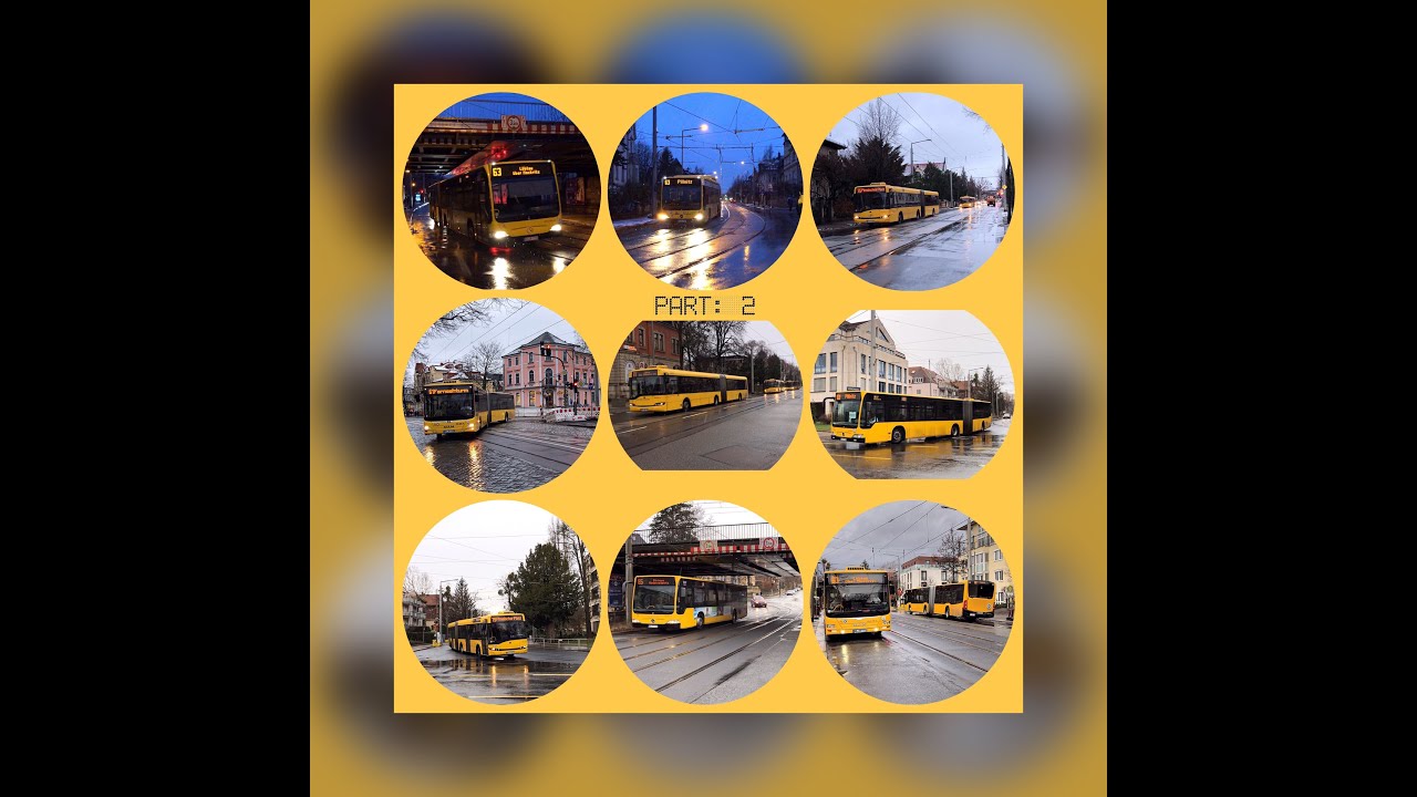 Dresden and its Buses / Part: 2 / Germany, January 2019 / Dresden und seine Busse / Teil: 2