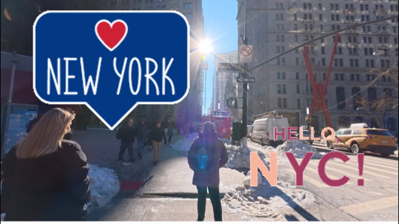 NYC Extreme Cold ❄️🥶 Walking Tour in 4K | Real Winter Life