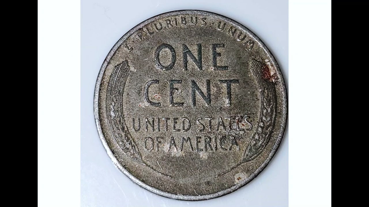 1943 s steel DDO RPM penny
