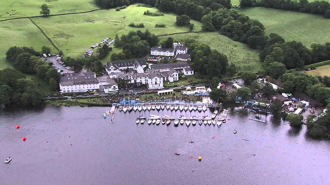 The Great North Swim at Low Wood Bay Lake Windermere