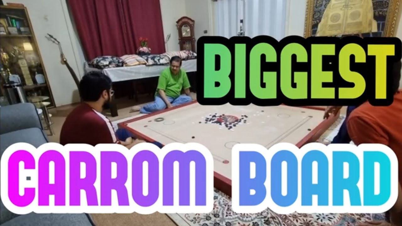 Epic Carrom Match on Giant Board