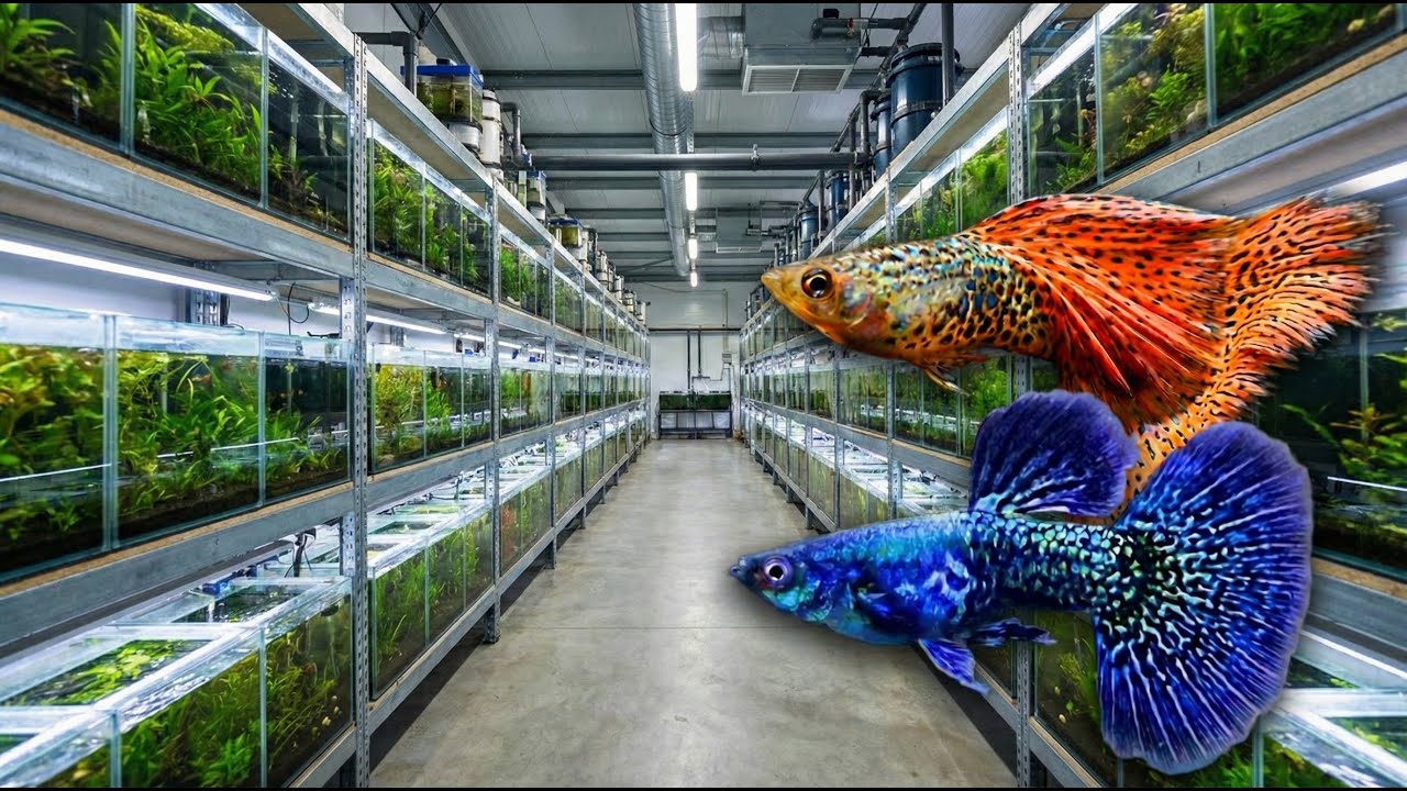 Inside a $10M Guppy Mega Factory: From Fry to Export