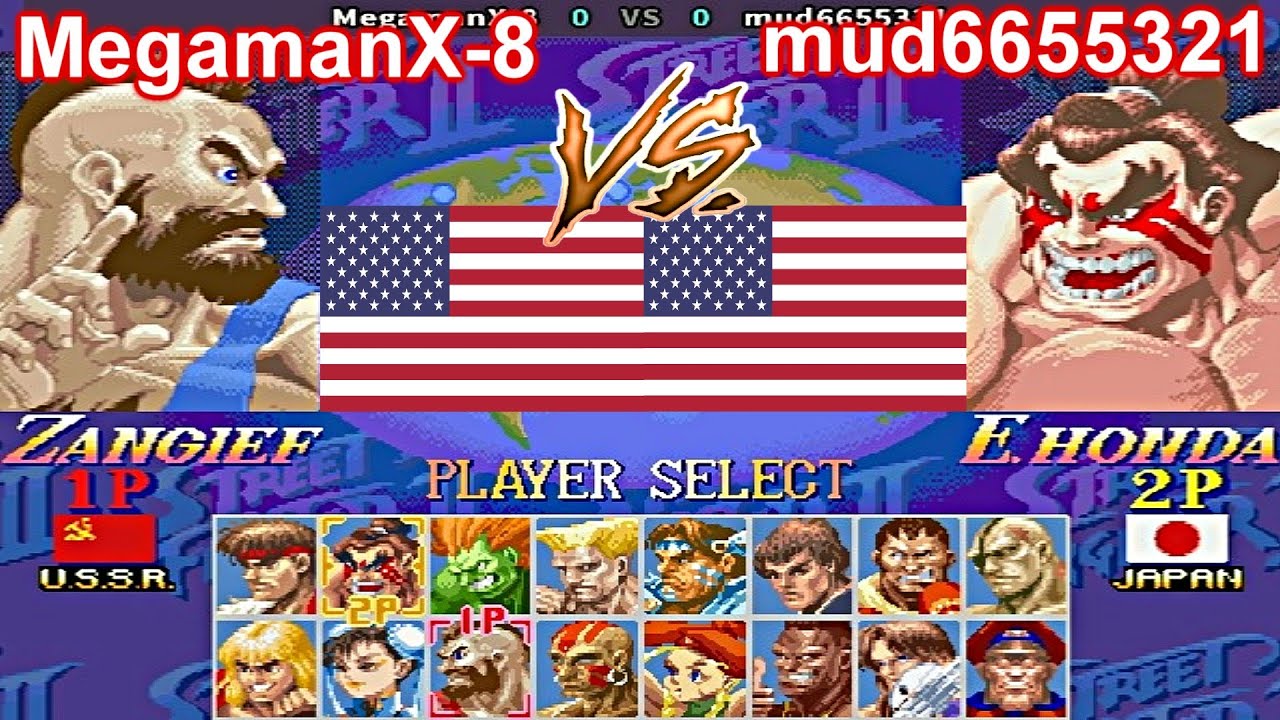 Super Street Fighter II X: Grand Master Challenge - MegamanX-8 vs mud6655321