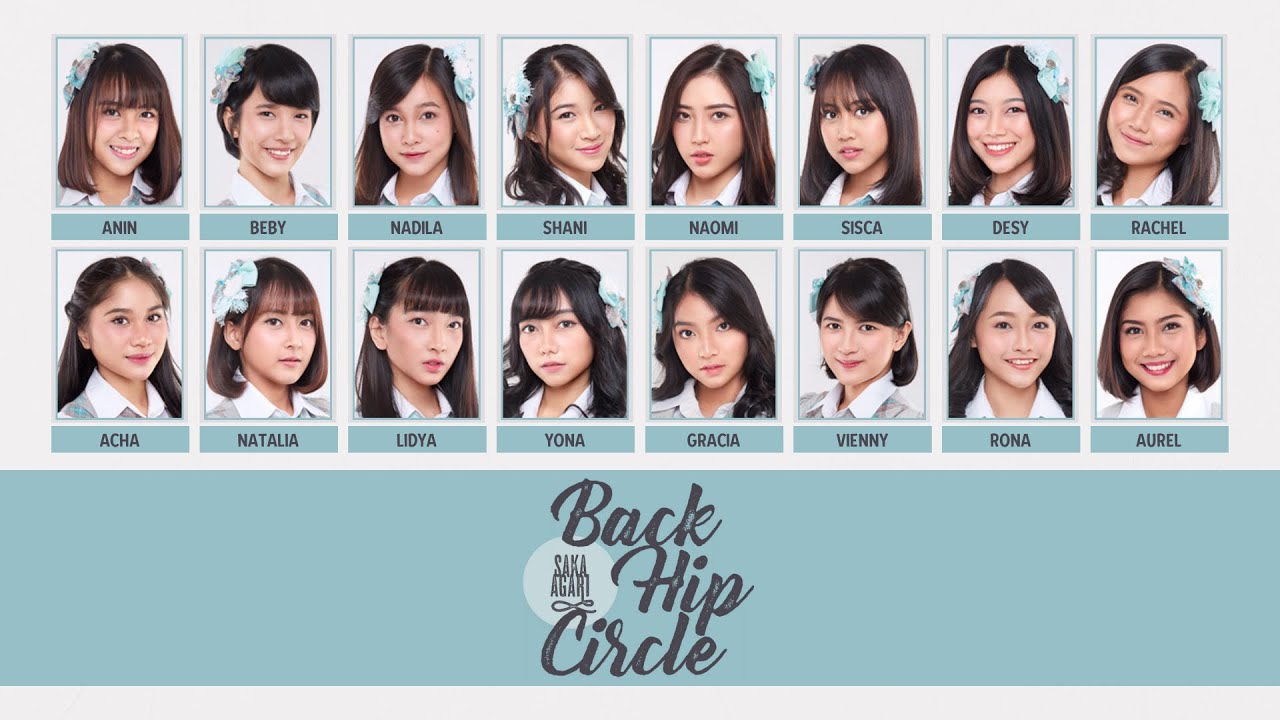 JKT48 - Back Hip Circle (Saka Agari) [Color Coded Lyrics]