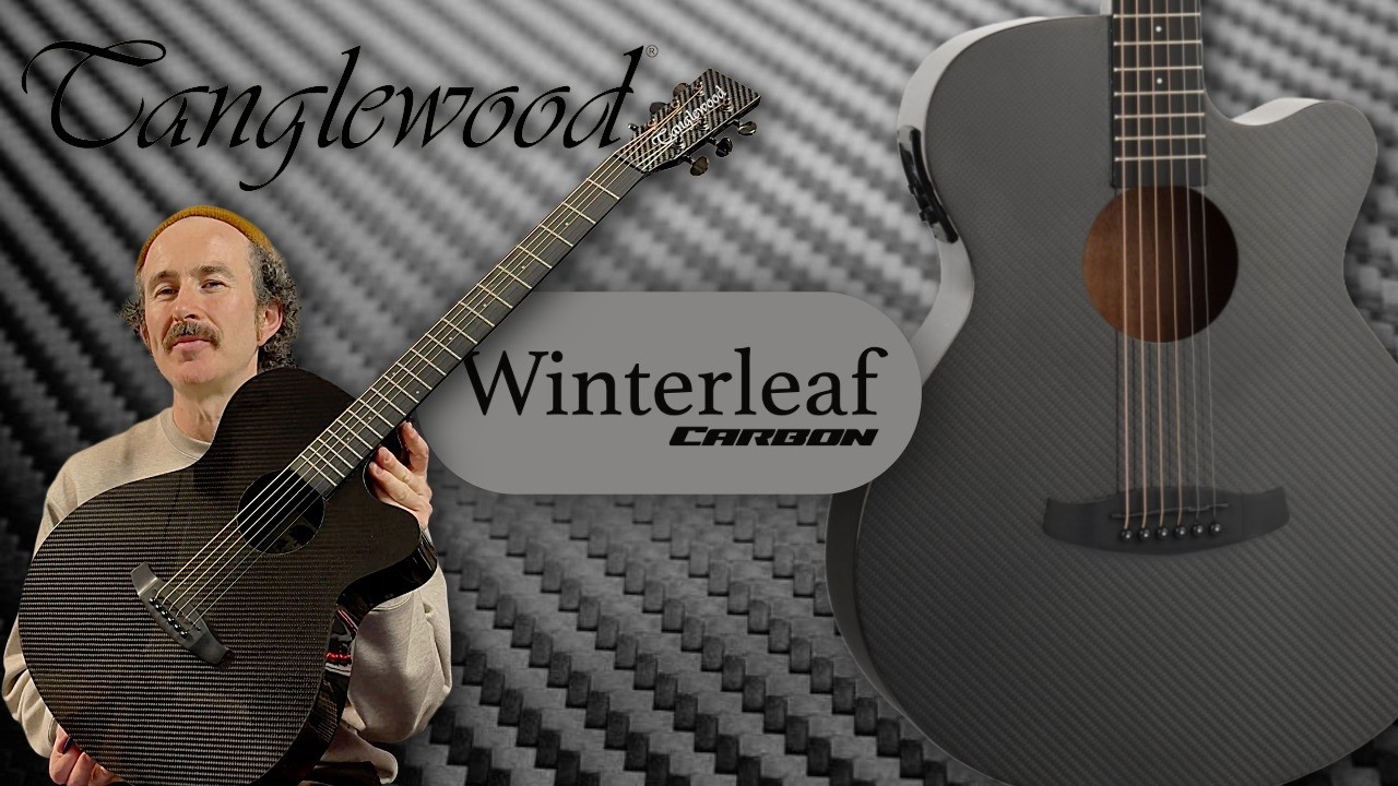 🏁Tanglewood Winterleaf Carbon TW4CECBN – The Ultimate Carbon Fibre Acoustic! 🌟 Superfolk Cutaway 🎶🏎️
