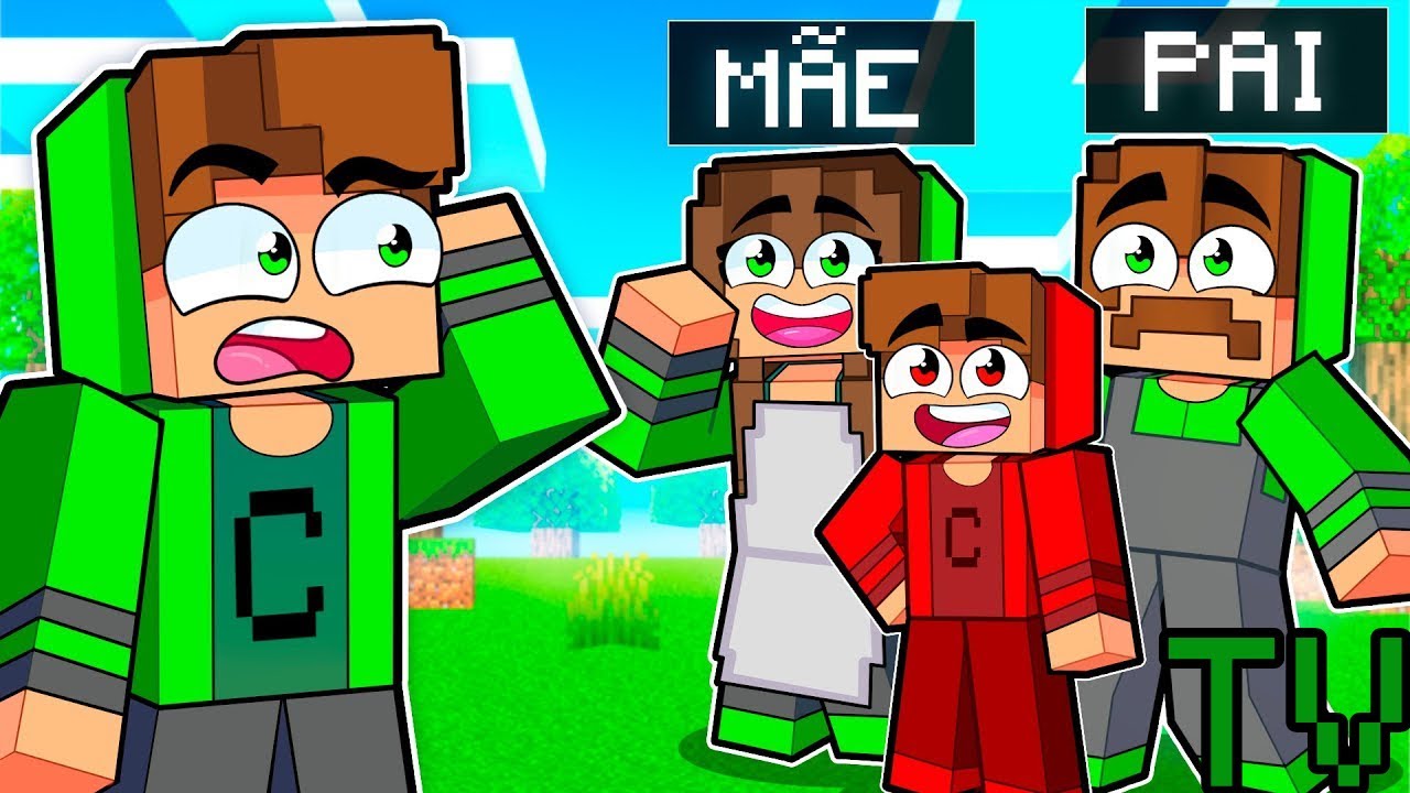 ENCONTREI A FAMILIA DO CADRES NO MINECRAFT