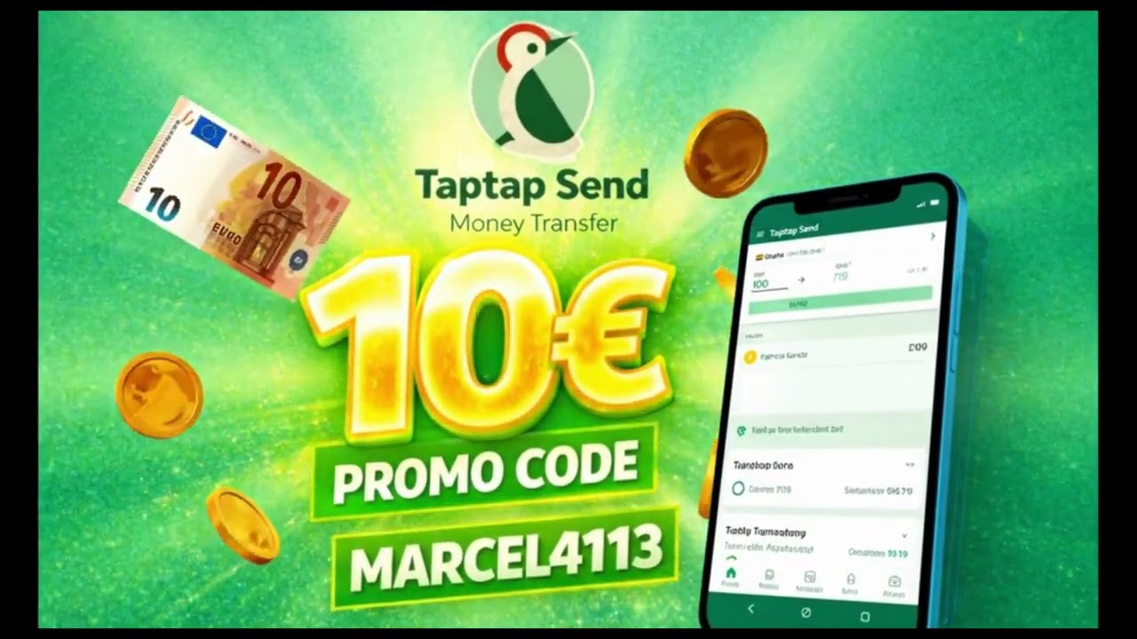 $10 Dollar Bonus 💸  TapTap Send Promo Code MARCEL4113 (App Review)