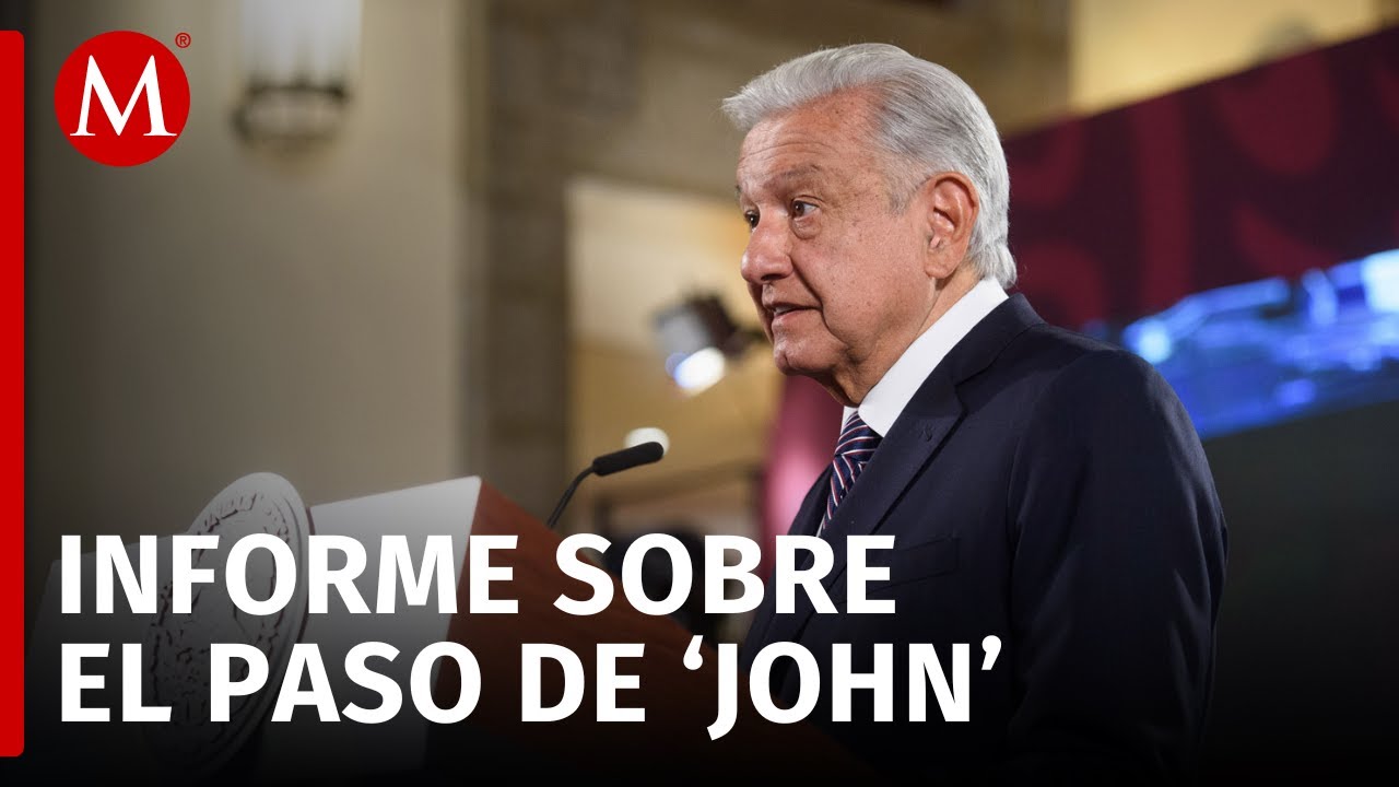 25 mil elementos de fuerzas armadas atienden a población afectada por 'John' en Guerrero: AMLO