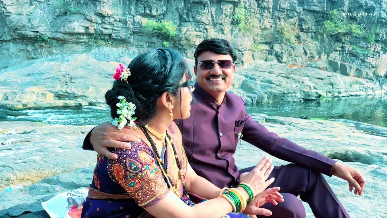 Swarg Ha Nava Song | Marathi Song Post Wedding Song | स्वर्ग हा नवा गाणी |