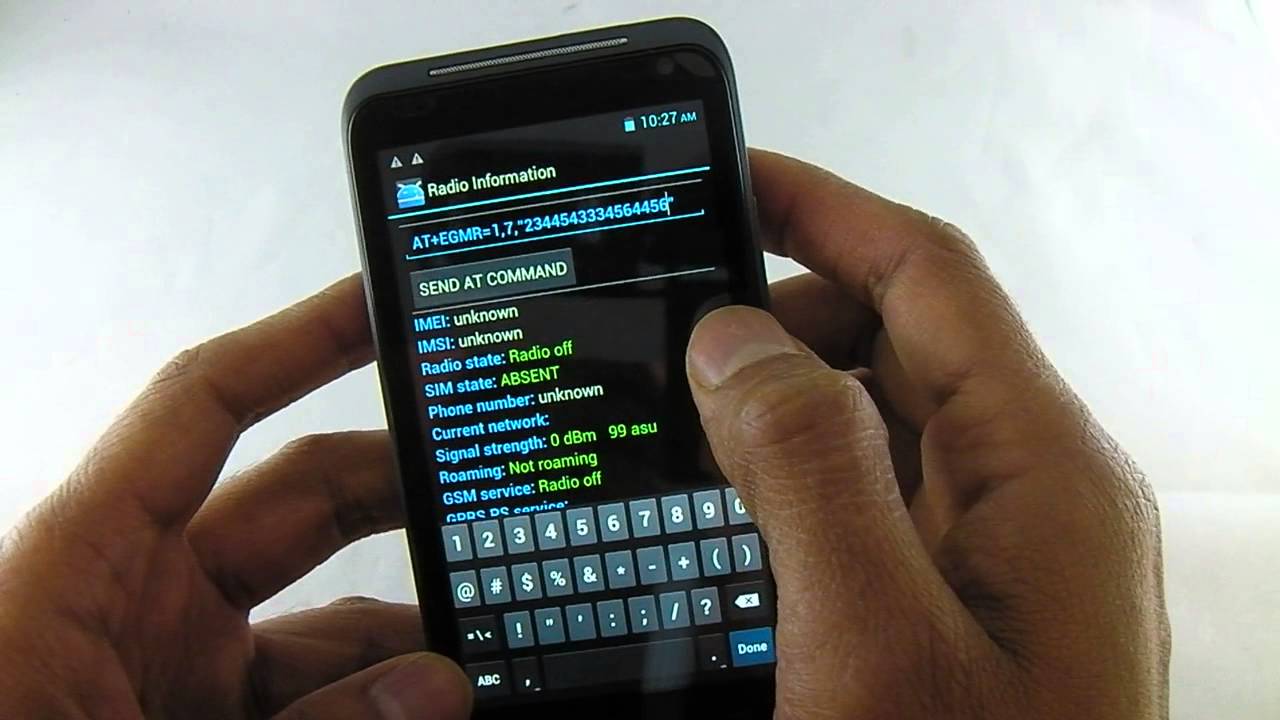 Change / Restore IMEI MTK6577 China Dual Sim Phone Engineer Mode