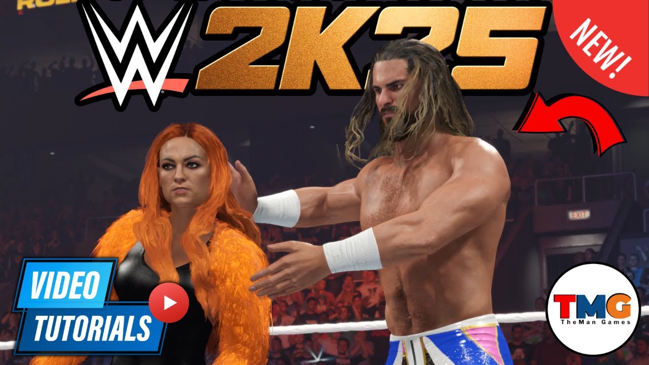 WWE 2K25 : Seth Rollins and Becky Lynch Couple Tutorial