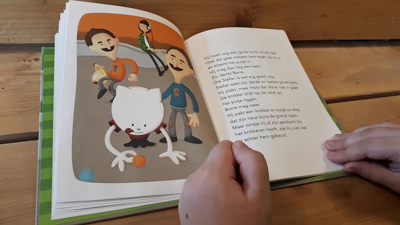 Kinderboek: Borre knikkert