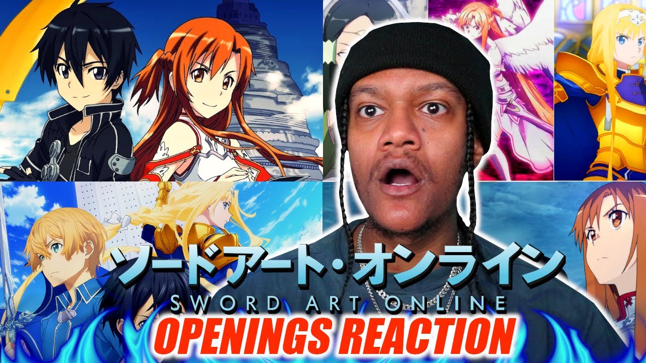 FIRST TIME REACTING to ALL of Sword Art Online Openings (1-15)