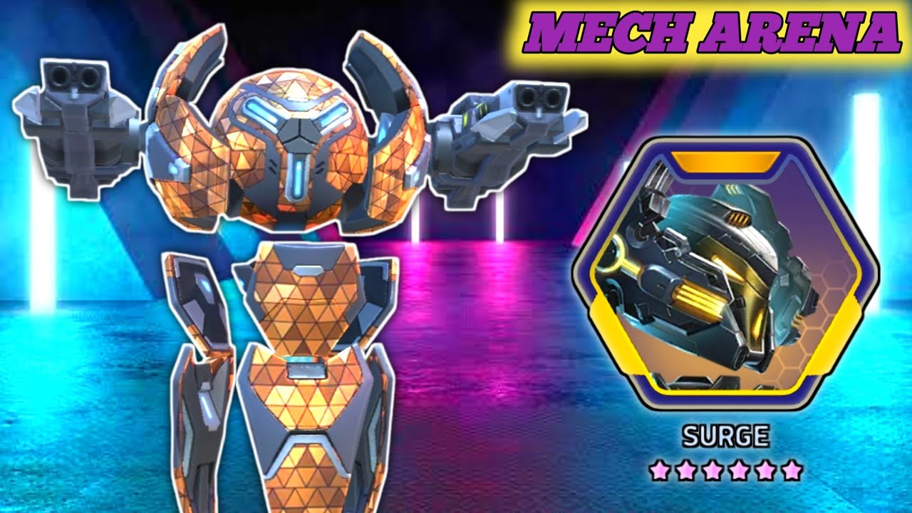 Surge With Ember Gun 12 Gameplay - Mech Arena