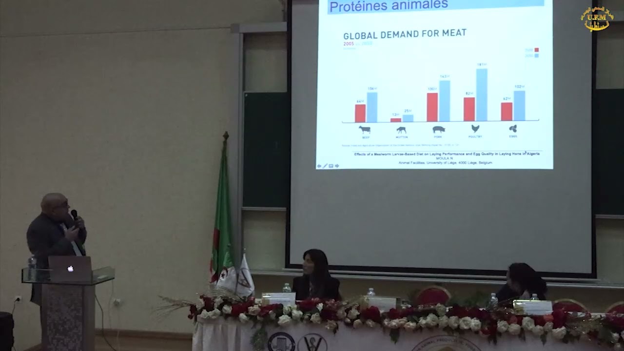 Effects a mealworm larvae based diet on laying performance and egg quality in laying hens in alg Dr