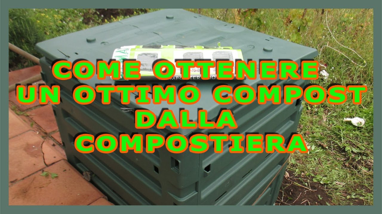 COME FARE IL COMPOST PER LE NOSTRE AMATE PIANTE USANDO  LA COMPOSTIERA E GLI SCARTI ALIMENTARI