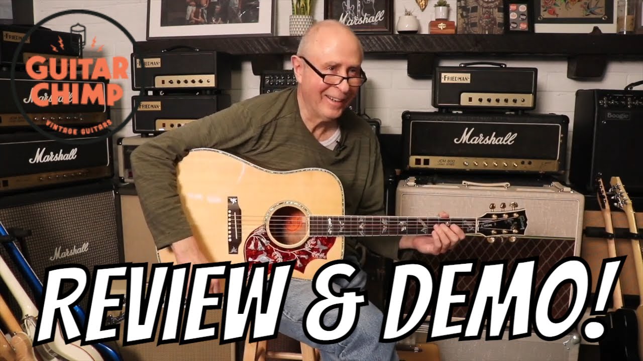 '16 Gibson Hummingbird Custom Koa Acoustic | Review & Demo!