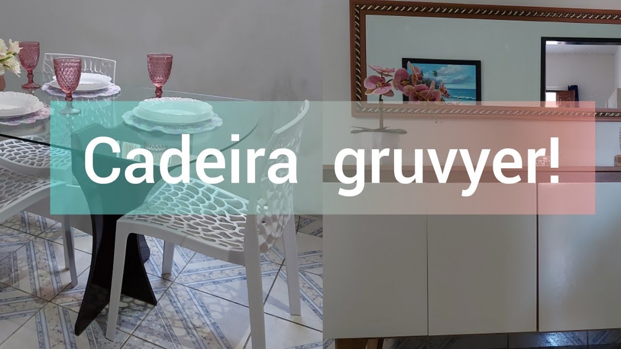 Cadeira gruvyer chegou! E o buffet tamb&eacute;m.