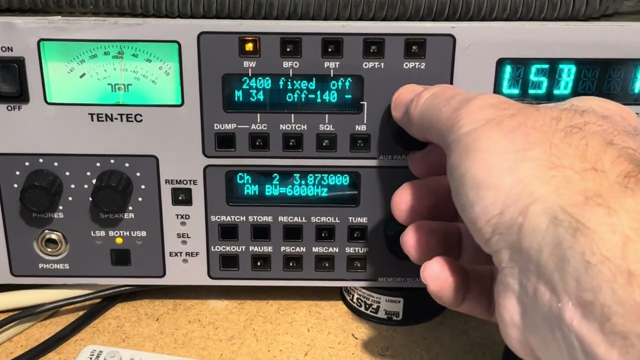 Ten Tec RX-340 on 3.846 LSB on 2/20/26 @ 5:35pm 