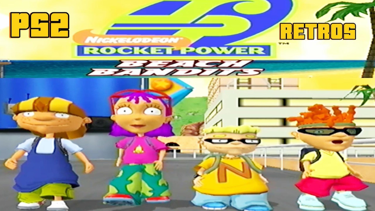 ROCKET POWER BEACH BANDITS PS2 Gameplay with commentary review PLAYSTATION 2 SKATE #gaming #viral