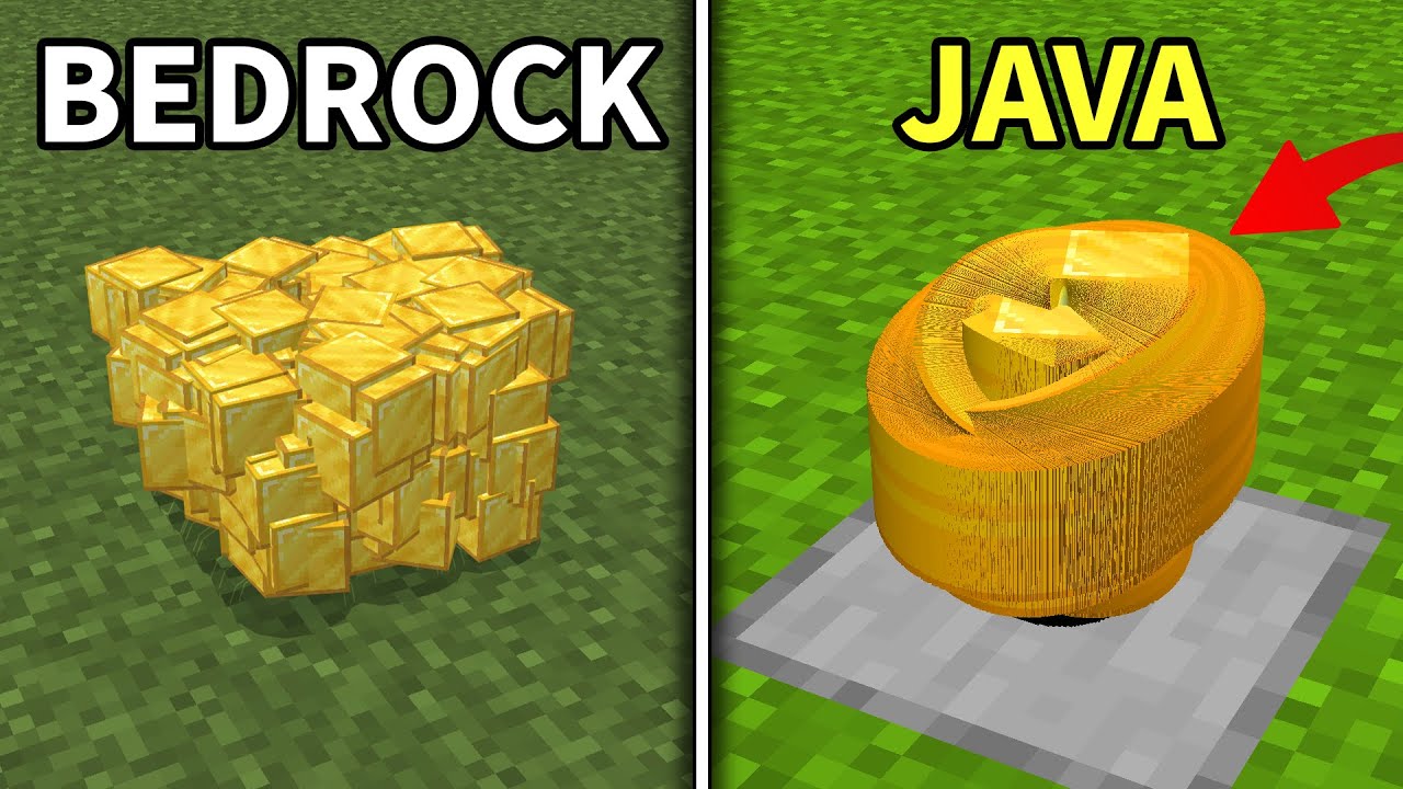 34 ĐIỂM KHÁC BIỆT Bạn CHƯA BIẾT Về Minecraft JAVA Và BEDROCK