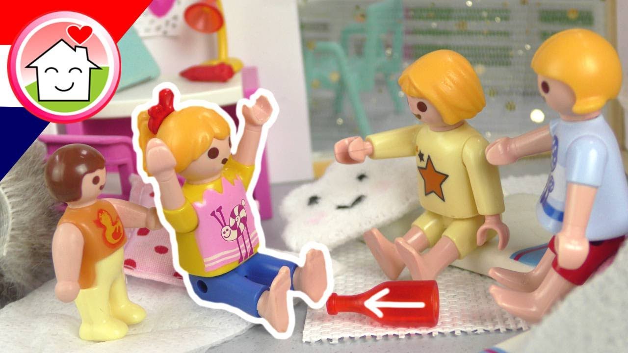 Playmobil filmpje Nederlands Pyjama party bij Lena - Familie Huizer