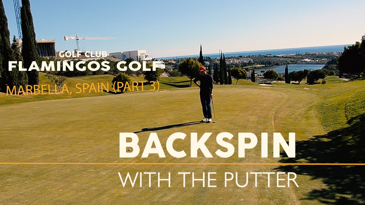 Backspin - with the putter! - Flamingos golf vlog (part 3) - winning?