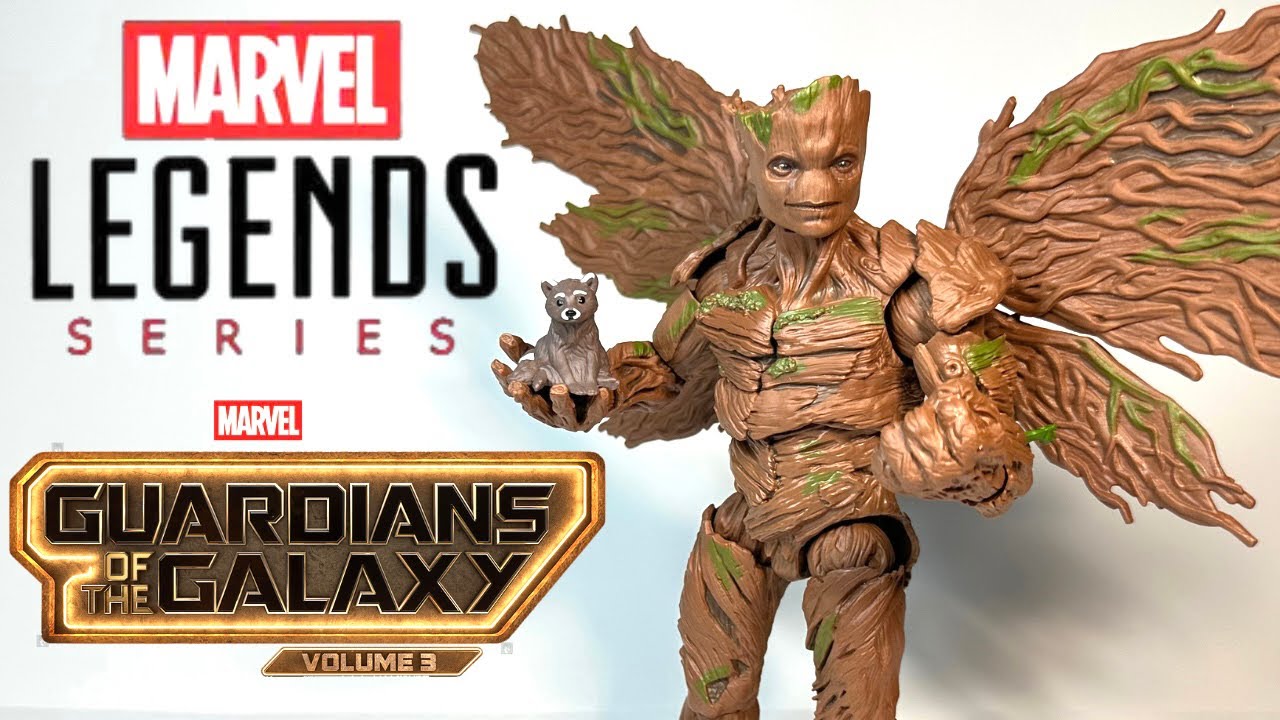 Marvel Legends Groot Guardians Of The Galaxy Volume 3 Deluxe Action Figure Review!