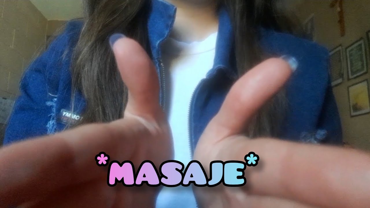 ASMR  masaje de *cuello y hombros* Roleplay | español