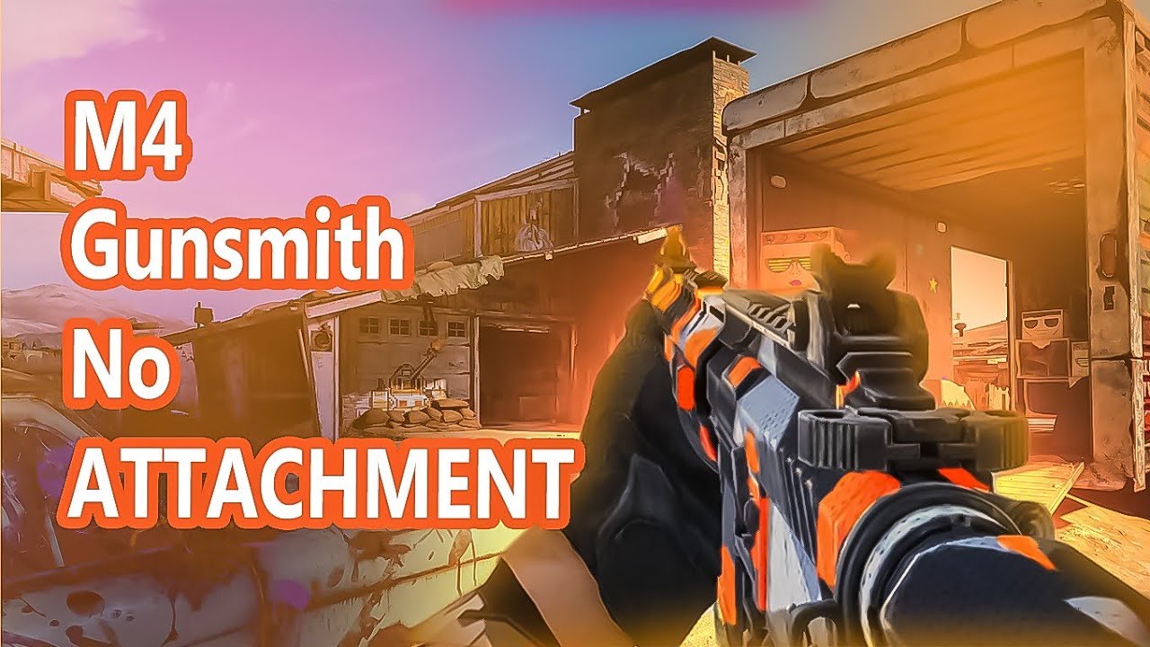 M4 Gunsmith No attachment cod mobile
