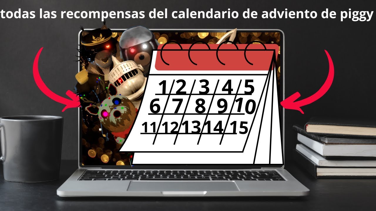 Todas las recompensas del calendario de adviento de piggy del día 1 al 31