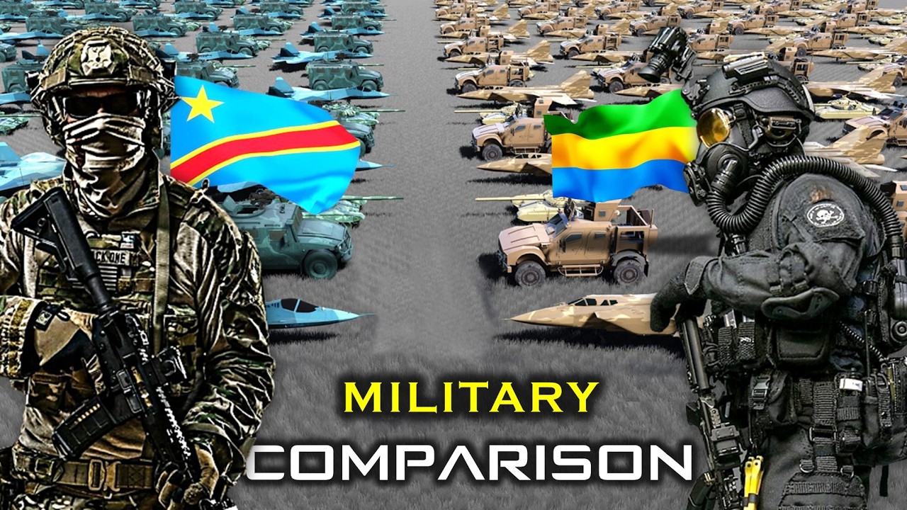 RDC Vs GABON Comparaison Militaire 2024 |@Coruscate DATA