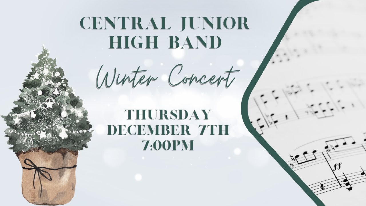 Central Junior High Band I Winter Concert