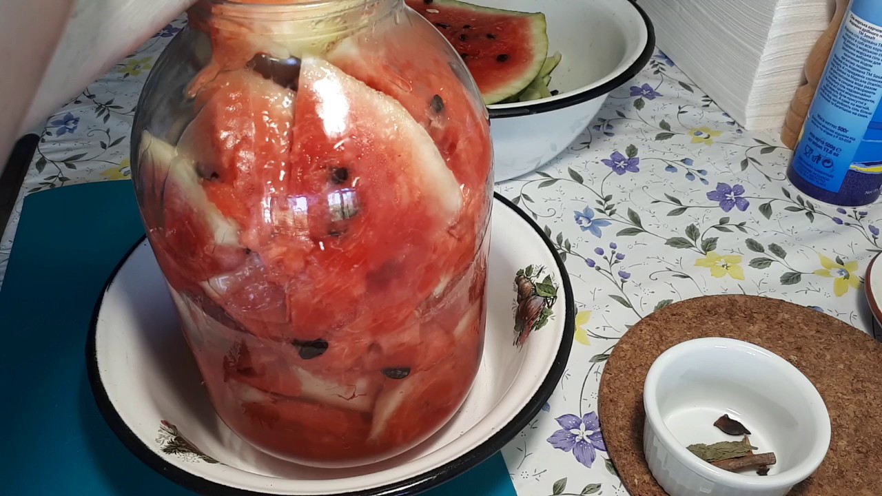 КОНСЕРВИРУЕМ АРБУЗЫ  очень вкусно!!!!
