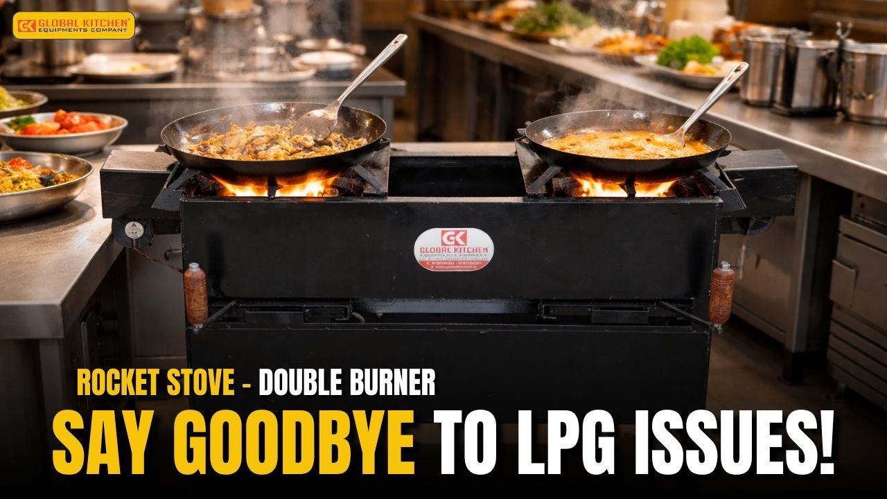 LPG shortage doesn&rsquo;t stop cooking anymore. Rocket Stove solution. | Rocket Stove double burner |