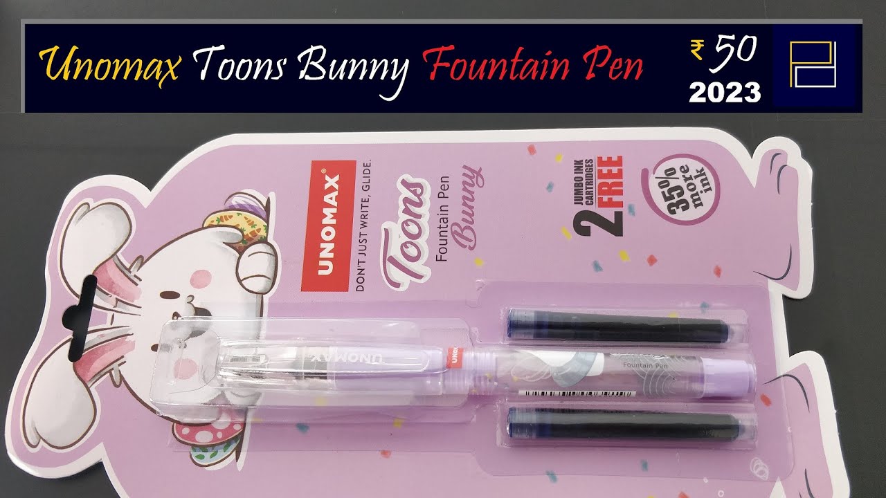 Unomax Toons Bunny Fountain Pen an INR 50 Pen - 650